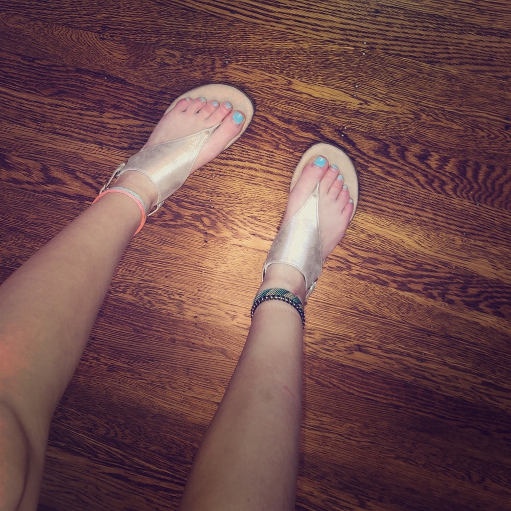 Rose Gold Sandals